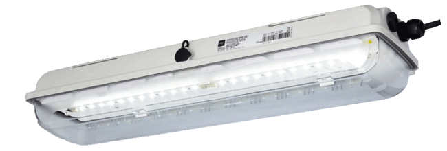 Linear Luminaire with LED EXLUX Series 6002/2 Version IIC